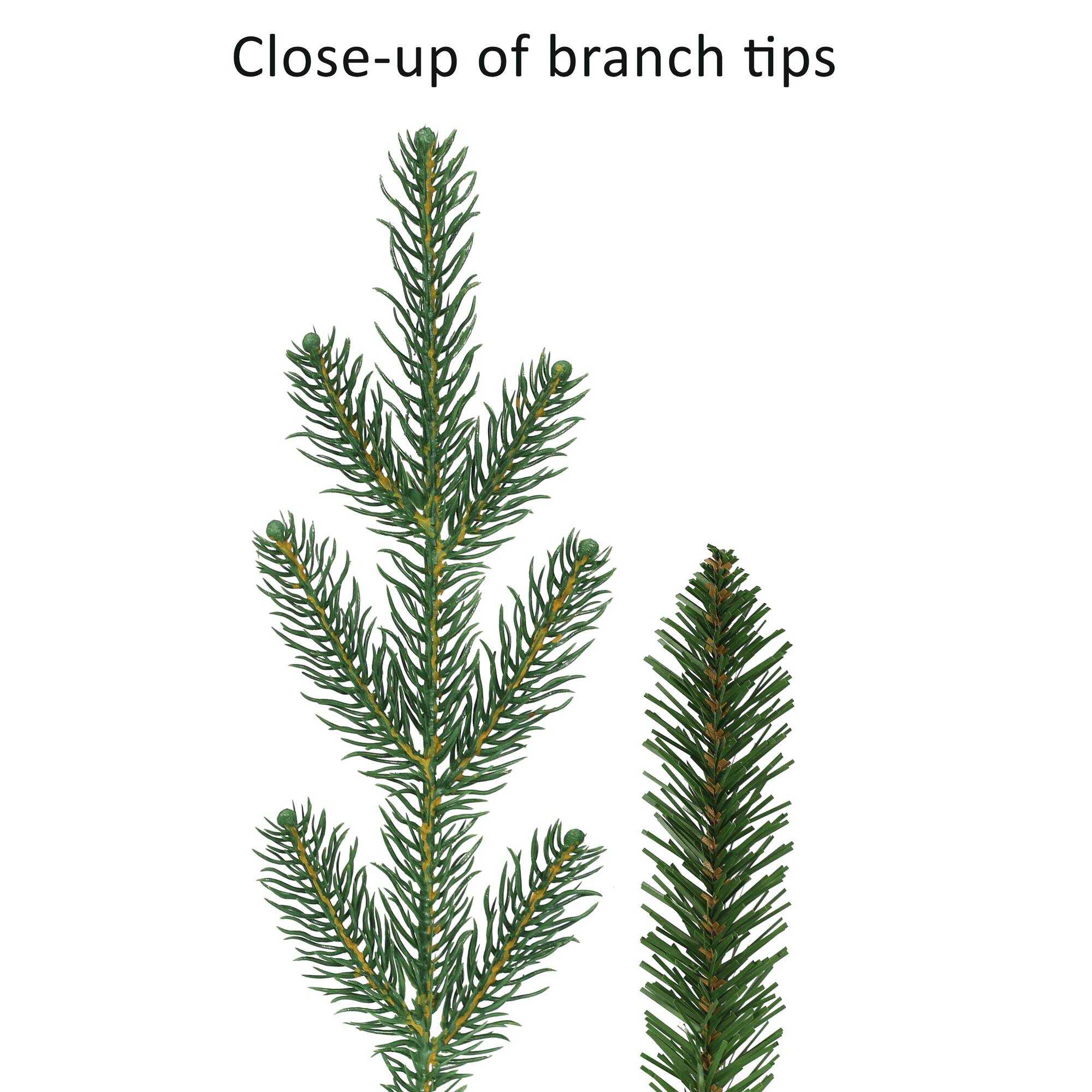 4.5ft. Pre-Lit Hillside Spruce Artificial Tree, Clear Lights